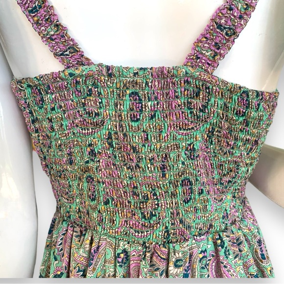 SILK PAISLEY PRINT SUNDRESS. WOMEN’S SIZE SMALL - Picture 6 of 8